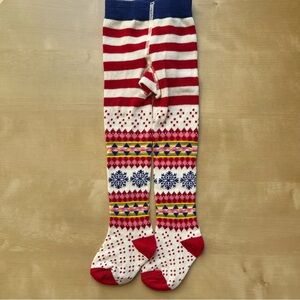 Matilda Jane Red and Blue Striped Tights